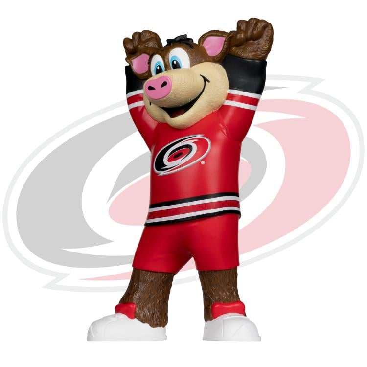 NHL SportsPicks Carolina Hurricanes Stormy the Ice Hog Vinyl Mascot Figure Gallery Image 3