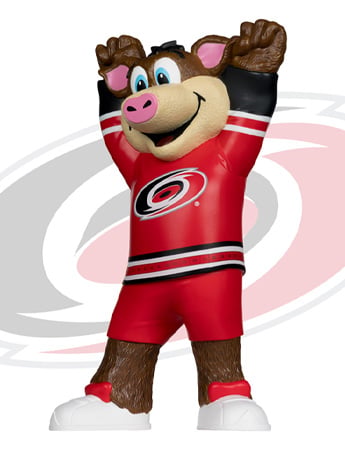 NHL SportsPicks Carolina Hurricanes Stormy the Ice Hog Vinyl Mascot Figure Gallery Image 2
