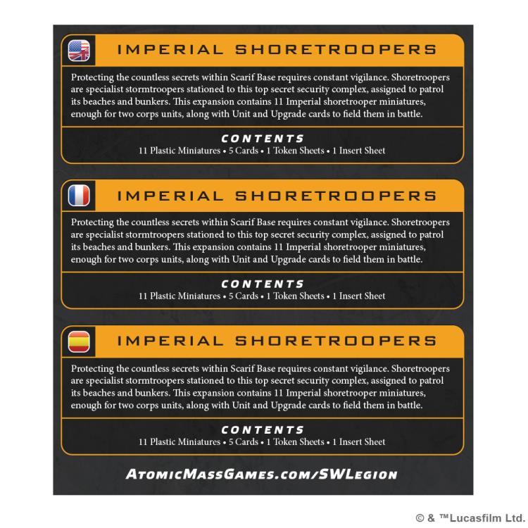 Star Wars: Legion Imperial Shoretroopers Expansion Gallery Image 3