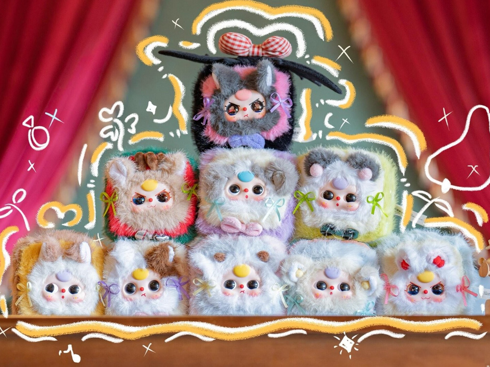 Baby Three Jewelry Box Random Vinyl Plush Toy Gallery Image 1