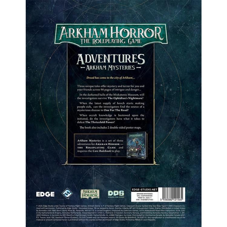 Arkham Horror: The Roleplaying Game Arkham Mysteries Adventure Guide Gallery Image 4