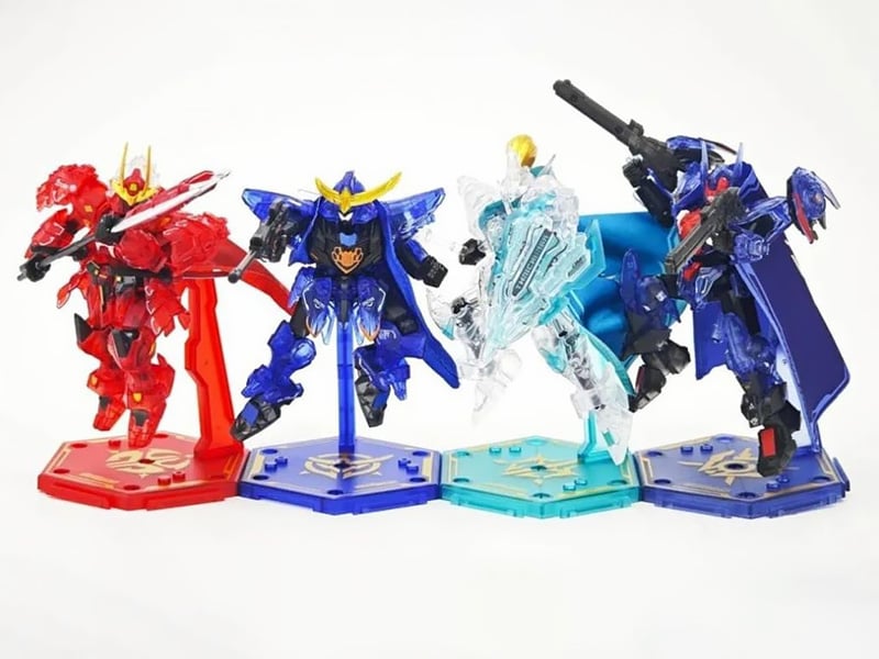 Progenitor Effect Series Takeda Shingen, Date Masamune, Lancelot of the Lake & Wu Chenghou Limited Edition Model Kit Set Gallery Image 1