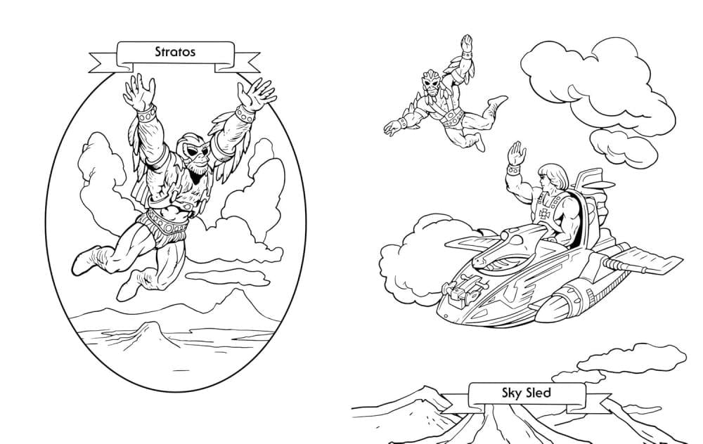 Masters of the Universe: Retro Power! Coloring Book Gallery Image 6