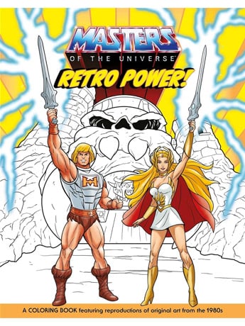 Masters of the Universe: Retro Power! Coloring Book