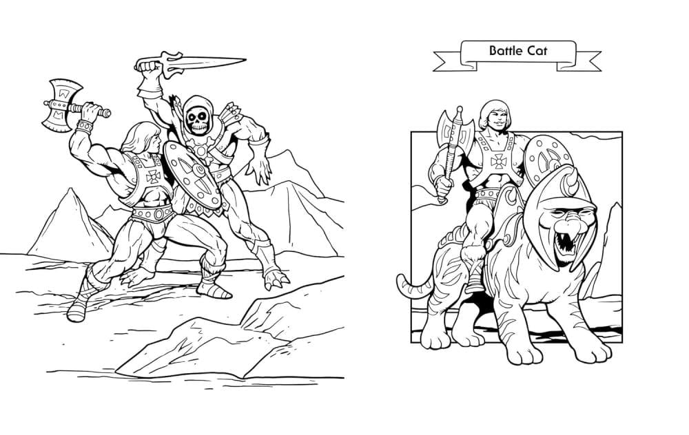 Masters of the Universe: Retro Power! Coloring Book Gallery Image 5