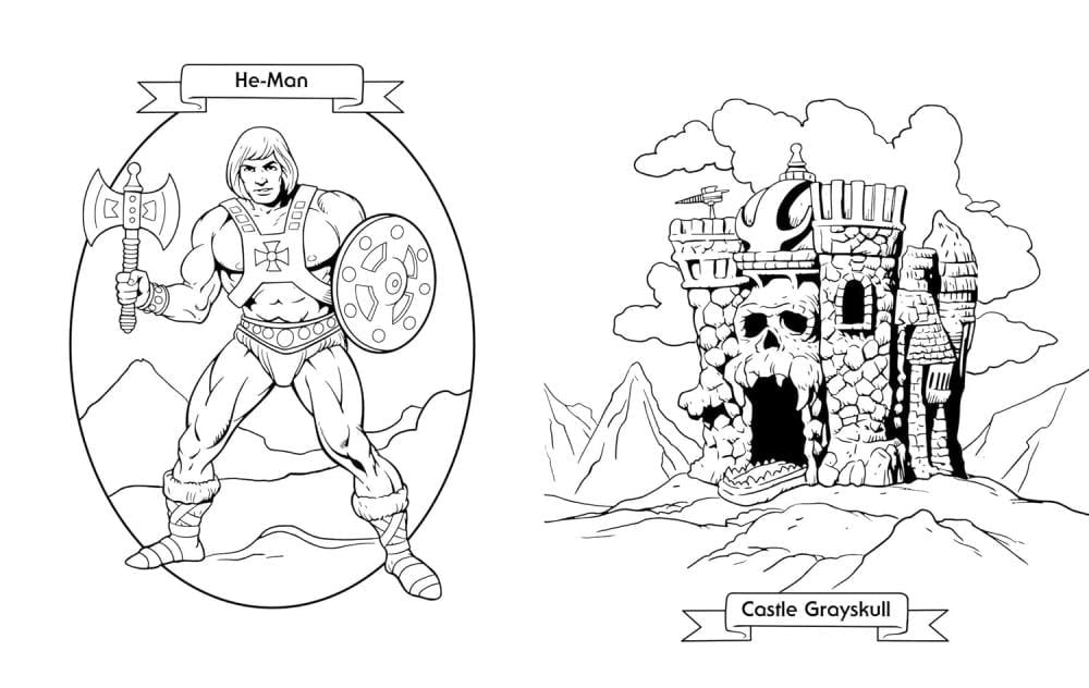Masters of the Universe: Retro Power! Coloring Book Gallery Image 4