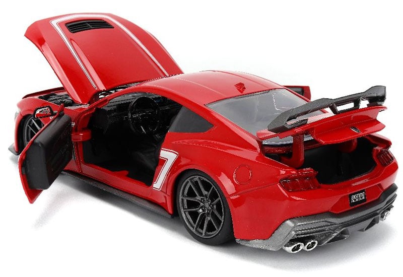 Bigtime Muscle 2024 Ford Mustang Dark Horse 1/24 Scale Die-Cast Model Gallery Image 5