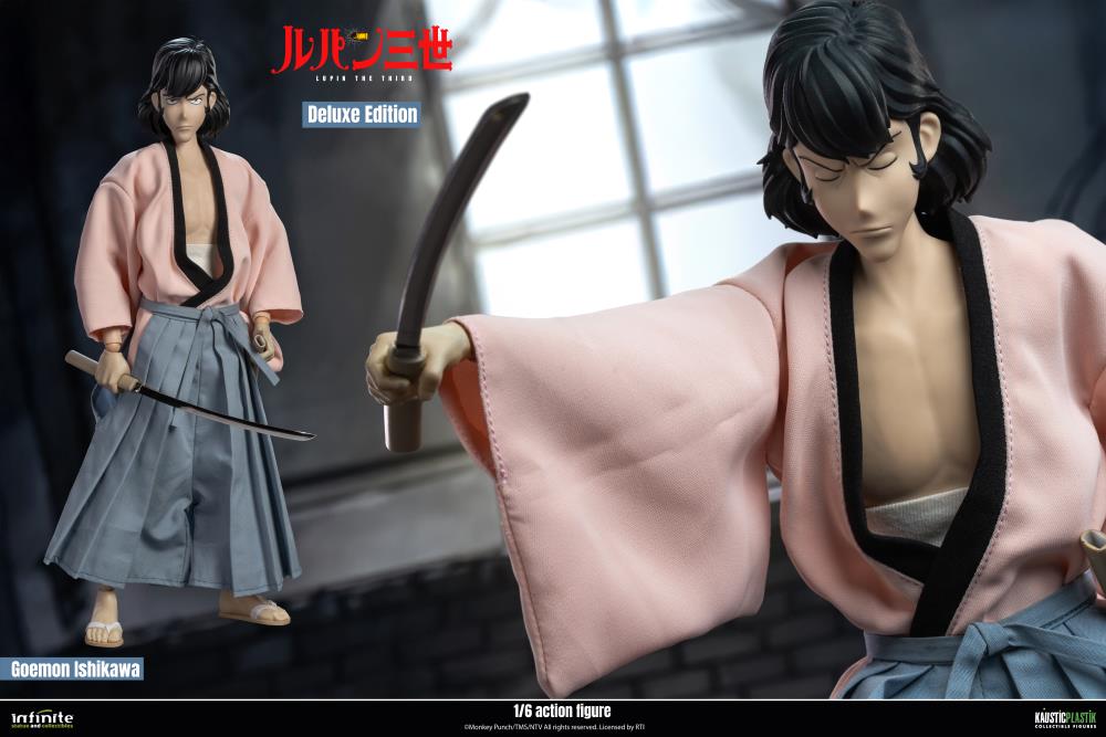Lupin the Third L'Avventura Italiana Goemon Ishikawa XIII (Deluxe Edition) 1/6 Scale Action Figure Gallery Image 9