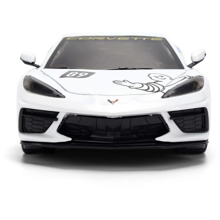 Bigtime Muscle 2020 Chevy C8 Corvette Stingray (Custom Michelin Graphics) 1/24 Scale Die-Cast Model Gallery Image 7