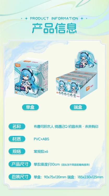 Hatsune Miku DaaLaMode Series Miku With You Box of 6 Random Model Kits