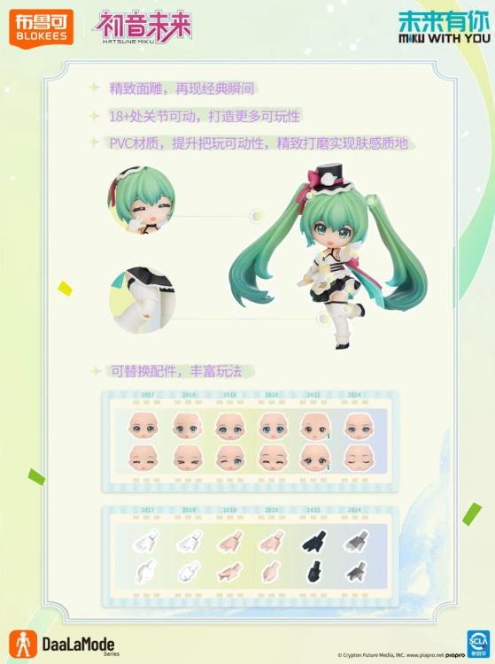 Hatsune Miku DaaLaMode Series Miku With You Box of 6 Random Model Kits
