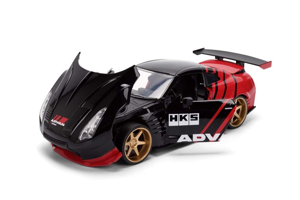 Japan's Domestic Market 2009 Nissan GT-R (R35) Ben Sopra 1/24 Scale Die-Cast Model Gallery Image 4