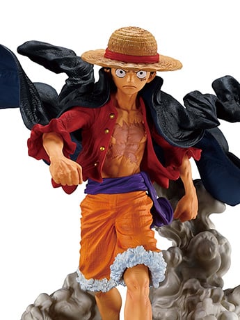 One Piece Soul Gorgeous Statue Ichibansho Monkey D. Luffy (Memories of Adventure and The Shipping Route The Future) Figure Gallery Image 2
