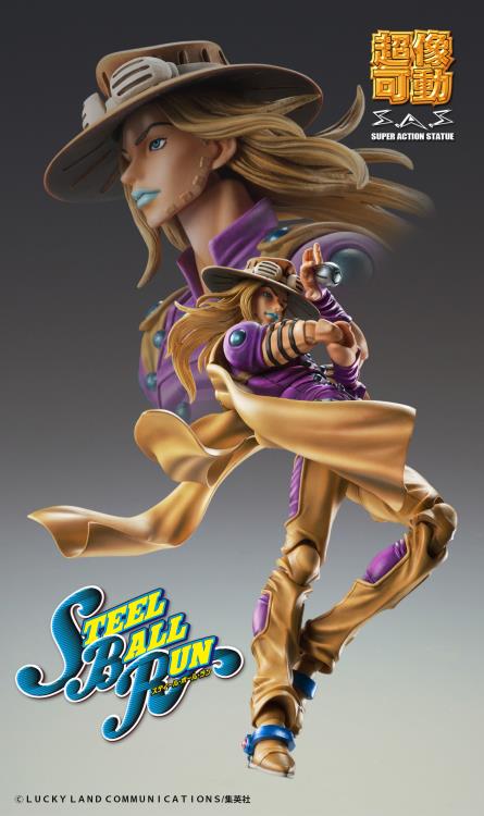 JoJo's Bizarre Adventure: Steel Ball Run Super Action Statue Gyro Zeppeli (Ver. 1.5) Action Figure Gallery Image 8
