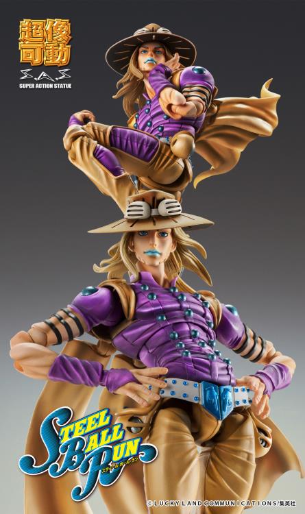 JoJo's Bizarre Adventure: Steel Ball Run Super Action Statue Gyro Zeppeli (Ver. 1.5) Action Figure Gallery Image 9