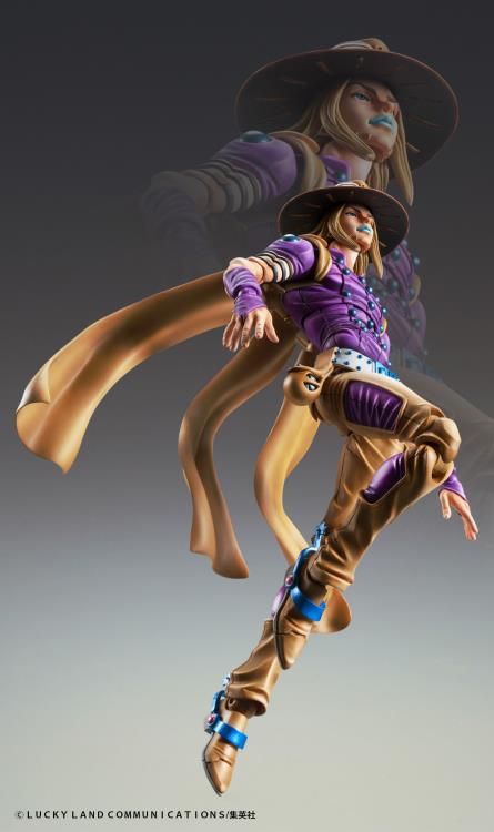JoJo's Bizarre Adventure: Steel Ball Run Super Action Statue Gyro Zeppeli (Ver. 1.5) Action Figure Gallery Image 7