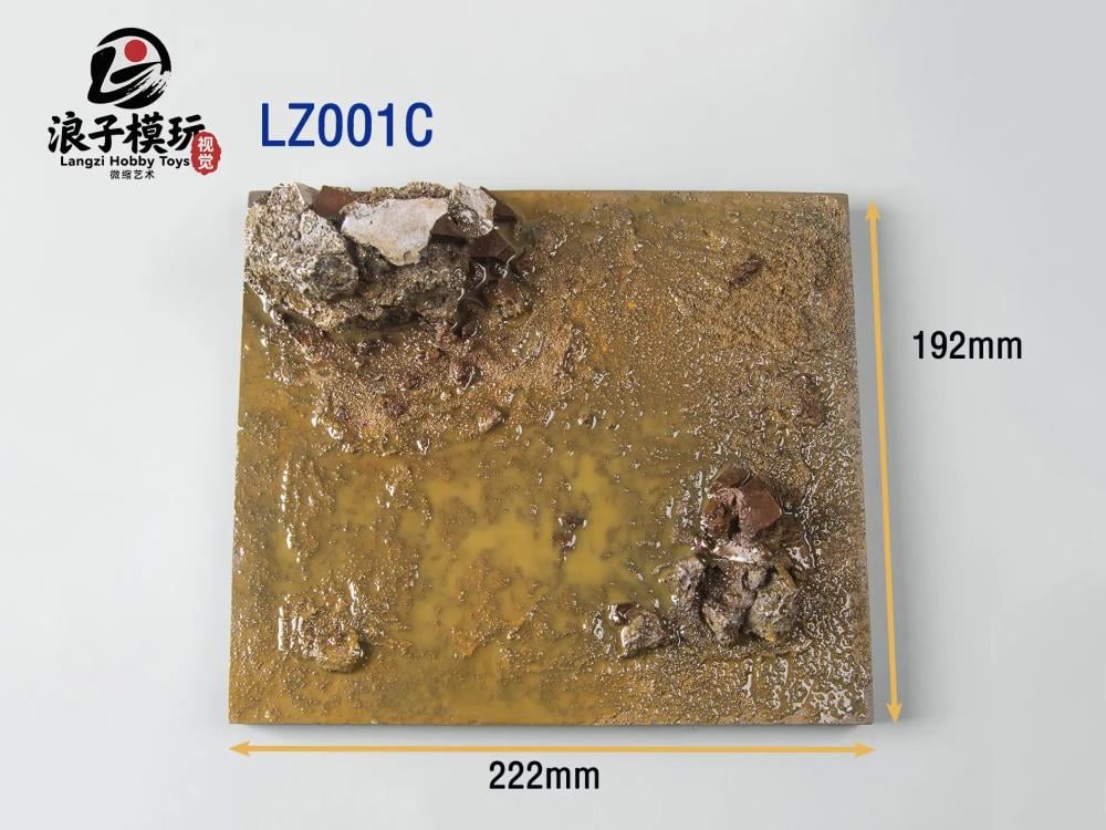 Ruins Combination Scene Modern Series Muddy Land Diorama Base Gallery Image 6