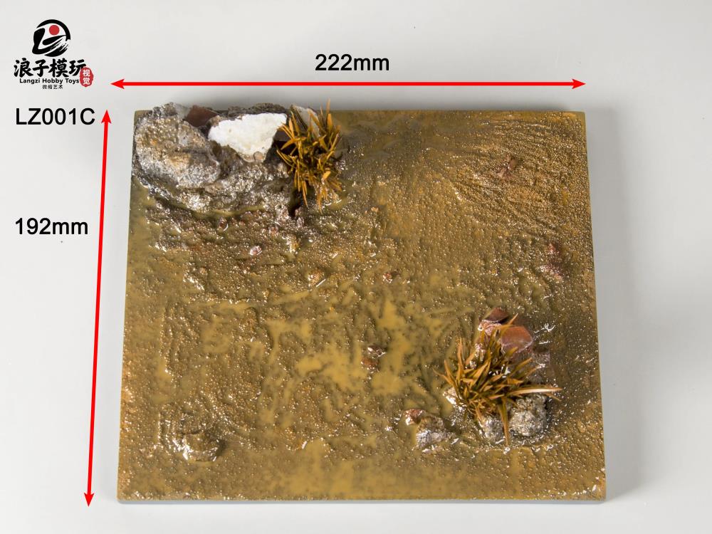 Ruins Combination Scene Modern Series Muddy Land Diorama Base Gallery Image 5