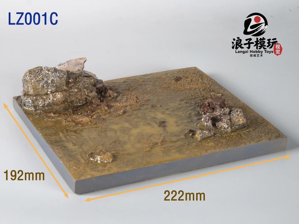 Ruins Combination Scene Modern Series Muddy Land Diorama Base Gallery Image 4