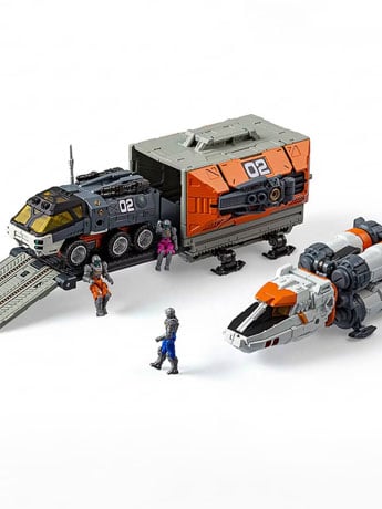 Diaclone T-Spark Space Mission <D> Vehicles Wave 8 Exclusive Set Gallery Image 2