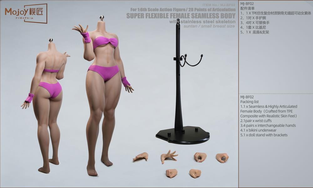 Fighting Style 1/6 Scale Female Body (MJ-BF02) Gallery Image 3