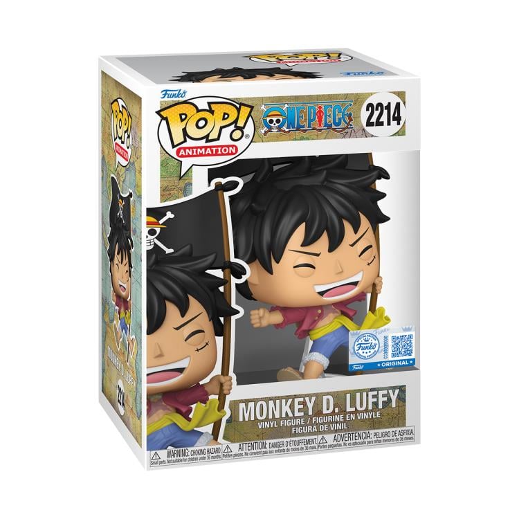 One Piece Pop! Animation #2214 Monkey D. Luffy with Flag Limited