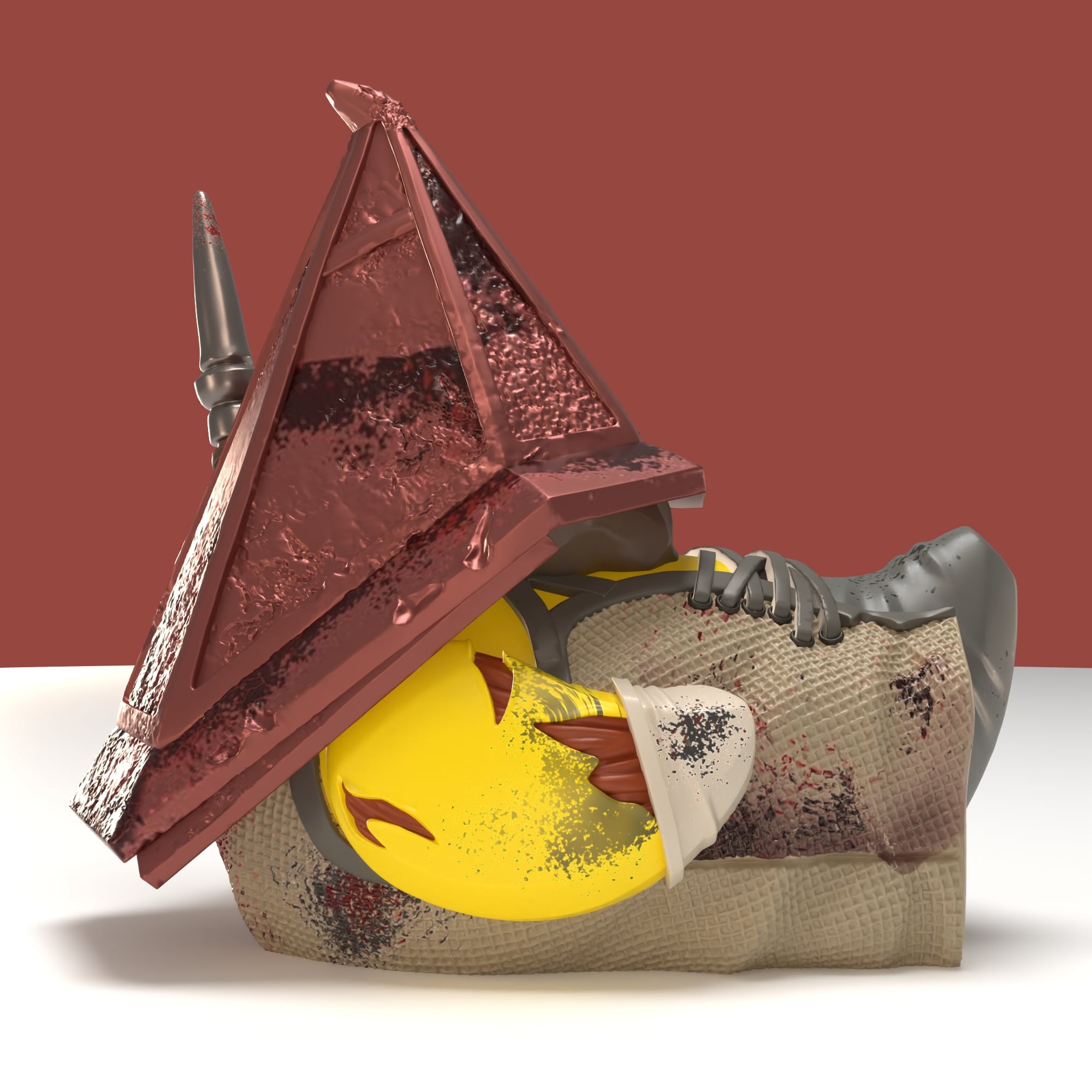 Silent Hill 2 TUBBZ Red Pyramid Thing Cosplaying Duck (Boxed Edition) Gallery Image 5