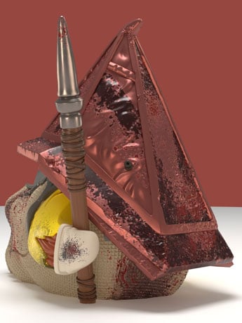 Silent Hill 2 TUBBZ Red Pyramid Thing Cosplaying Duck (Boxed Edition) Gallery Image 2