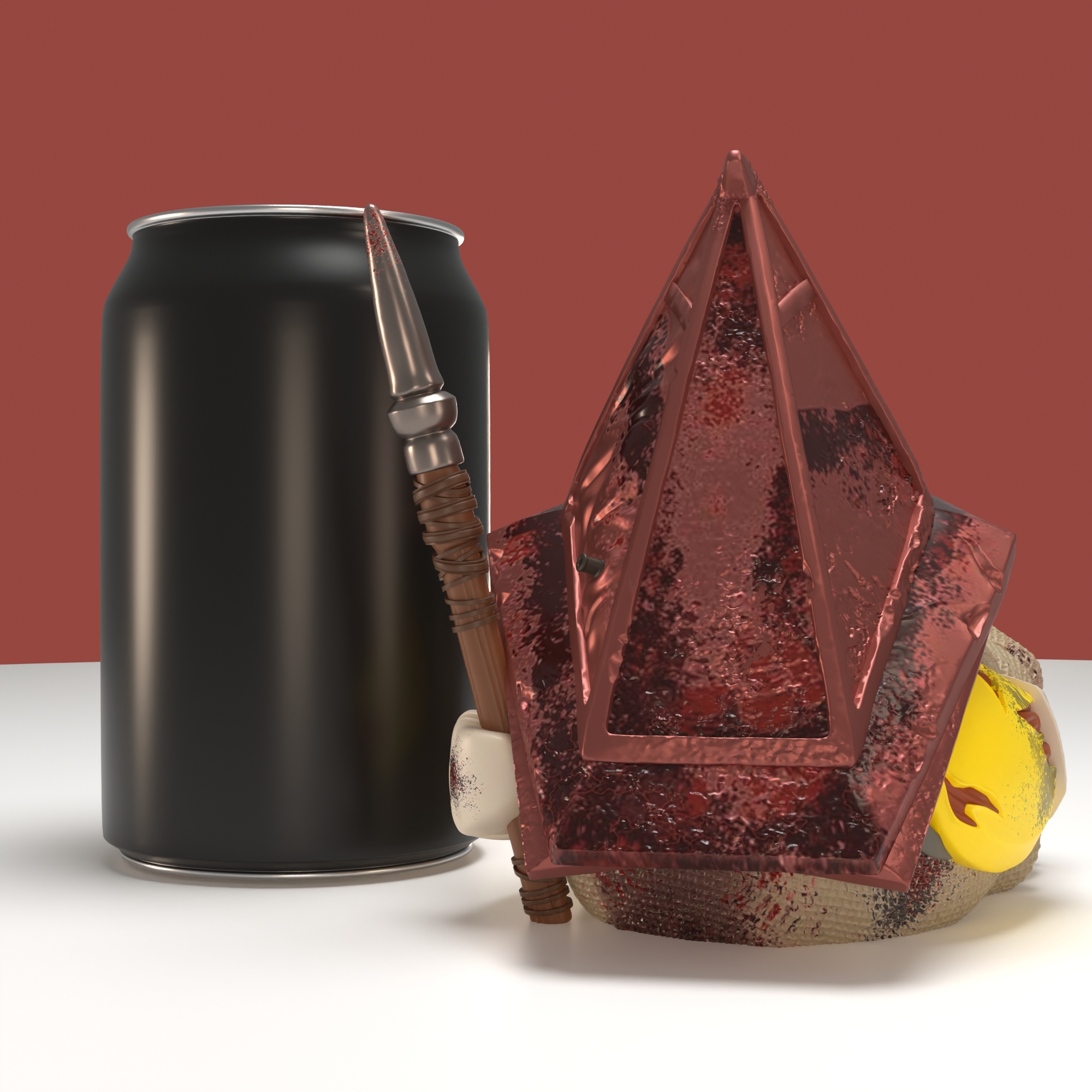 Silent Hill 2 TUBBZ Red Pyramid Thing Cosplaying Duck (Boxed Edition) Gallery Image 7