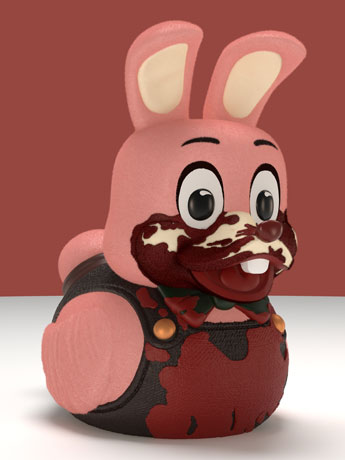 Silent Hill 3 Mini TUBBZ Robbie the Rabbit Cosplaying Duck Gallery Image 2