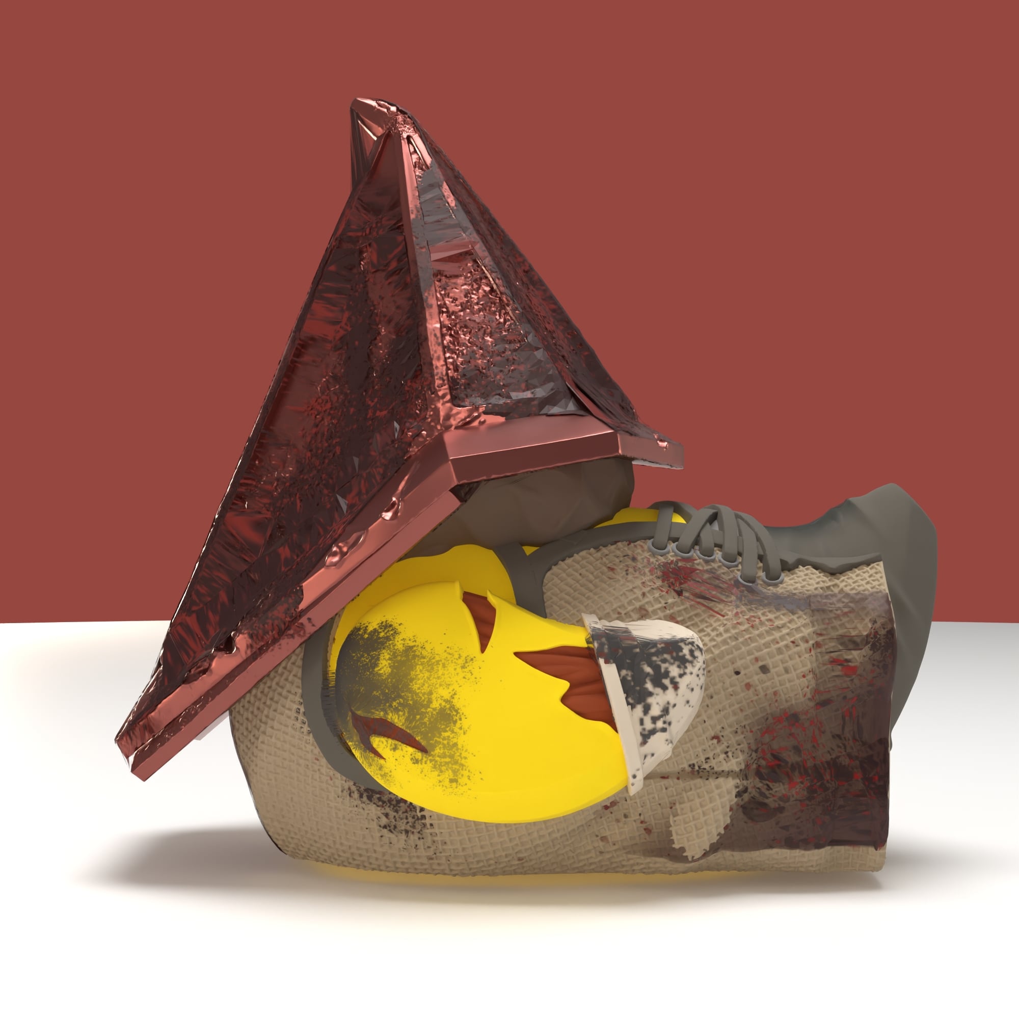 Silent Hill 2 Mini TUBBZ Red Pyramid Thing Cosplaying Duck Gallery Image 4
