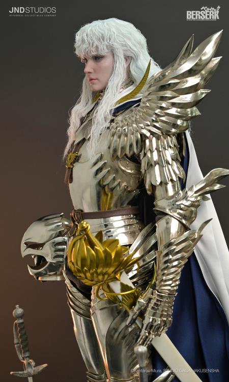 Berserk Hyperreal Griffith (Metal Armor Ver.) 1/3 Scale Limited Edition Statue Gallery Image 17