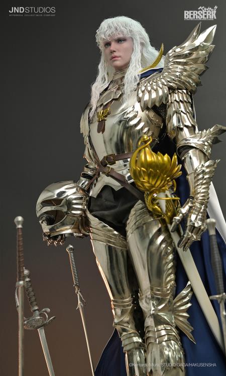 Berserk Hyperreal Griffith (Metal Armor Ver.) 1/3 Scale Limited Edition Statue Gallery Image 12
