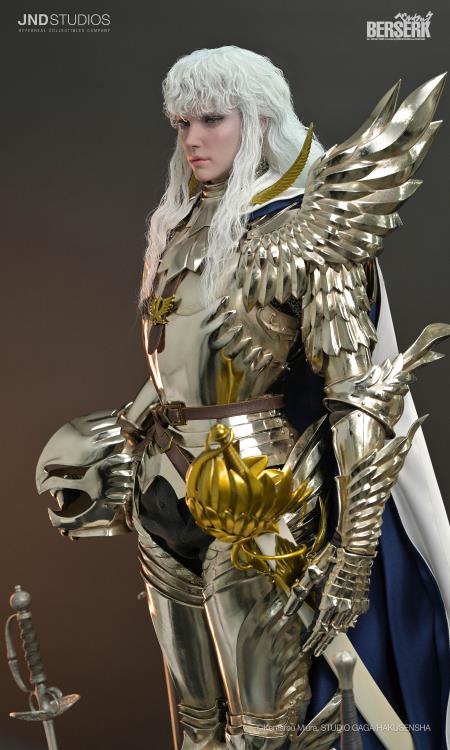 Berserk Hyperreal Griffith (Metal Armor Ver.) 1/3 Scale Limited Edition Statue Gallery Image 18