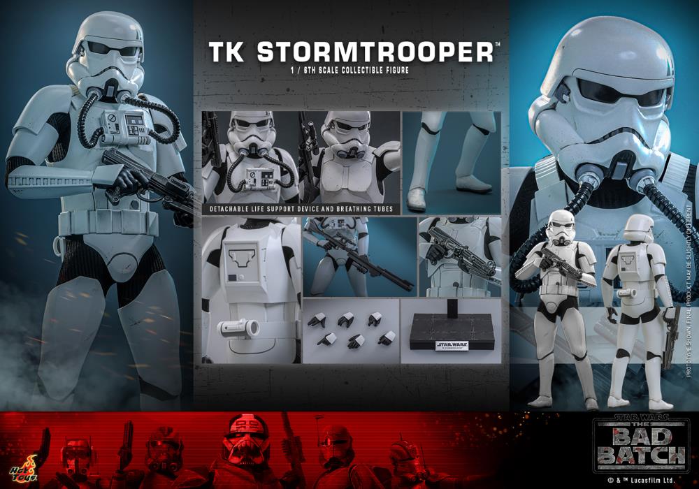 Star Wars: The Bad Batch TMS175 TK Stormtrooper 1/6th Scale Collectible Figure Gallery Image 12