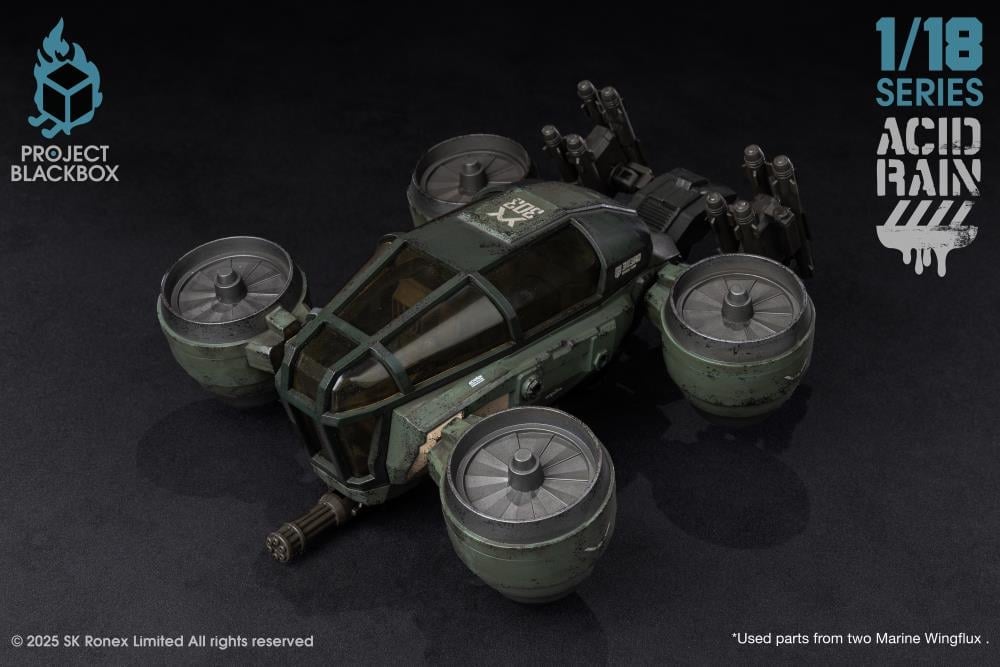 Acid Rain: Project Black Box PBB-AR002 Marine Wingflux WF8m 1/18 Scale Vehicle Gallery Image 5