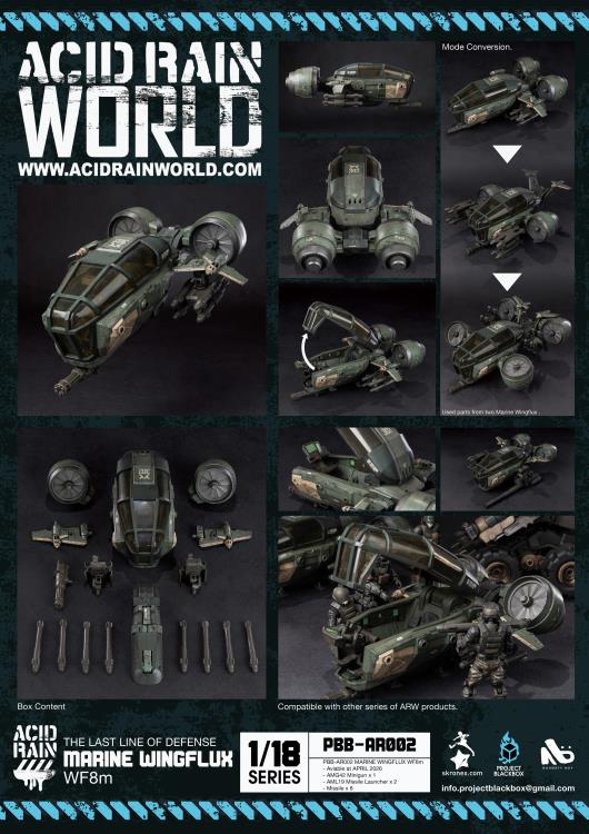 Acid Rain: Project Black Box PBB-AR002 Marine Wingflux WF8m 1/18 Scale Vehicle Gallery Image 8