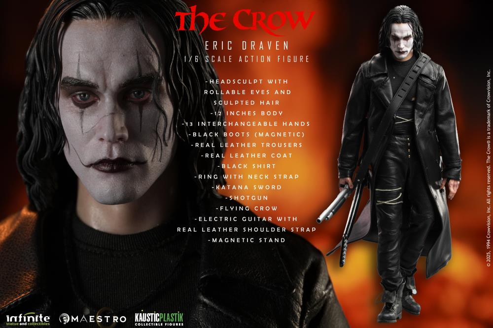 The Crow Maestro Eric Draven (Standard Edition) 1/6 Scale Action