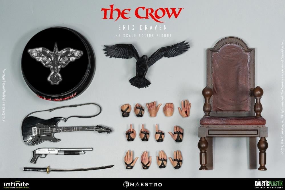 The Crow Maestro Eric Draven (Standard Edition) 1/6 Scale Action