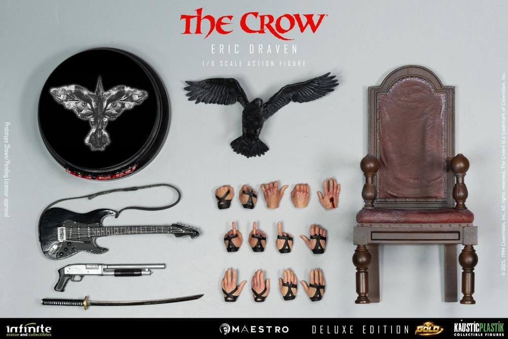 The Crow Maestro Eric Draven (Deluxe Gold Edition) 1/6 Scale