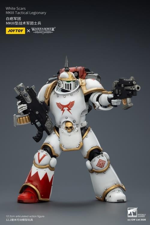 Warhammer: The Horus Heresy White Scars MKIII Tactical Legionary 1/18 Scale Action Figure Gallery Image 7