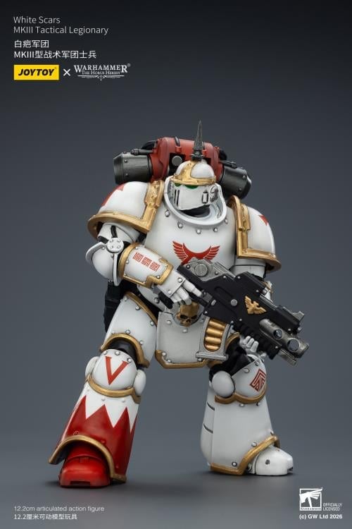 Warhammer: The Horus Heresy White Scars MKIII Tactical Legionary 1/18 Scale Action Figure Gallery Image 10