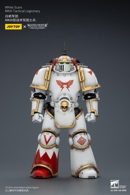 Warhammer: The Horus Heresy White Scars MKIII Tactical Legionary 1/18 Scale Action Figure Gallery Image 4