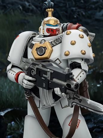 Warhammer: The Horus Heresy White Scars MKVI Tactical Legionary 1/18 Scale Action Figure Gallery Image 2
