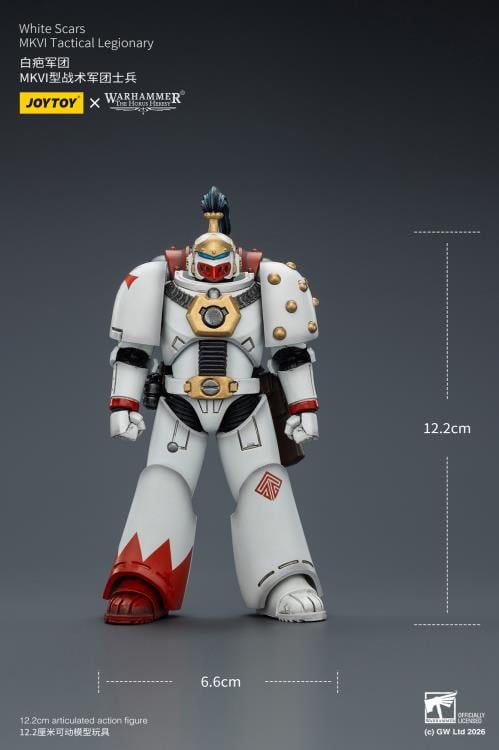 Warhammer: The Horus Heresy White Scars MKVI Tactical Legionary 1/18 Scale Action Figure Gallery Image 14