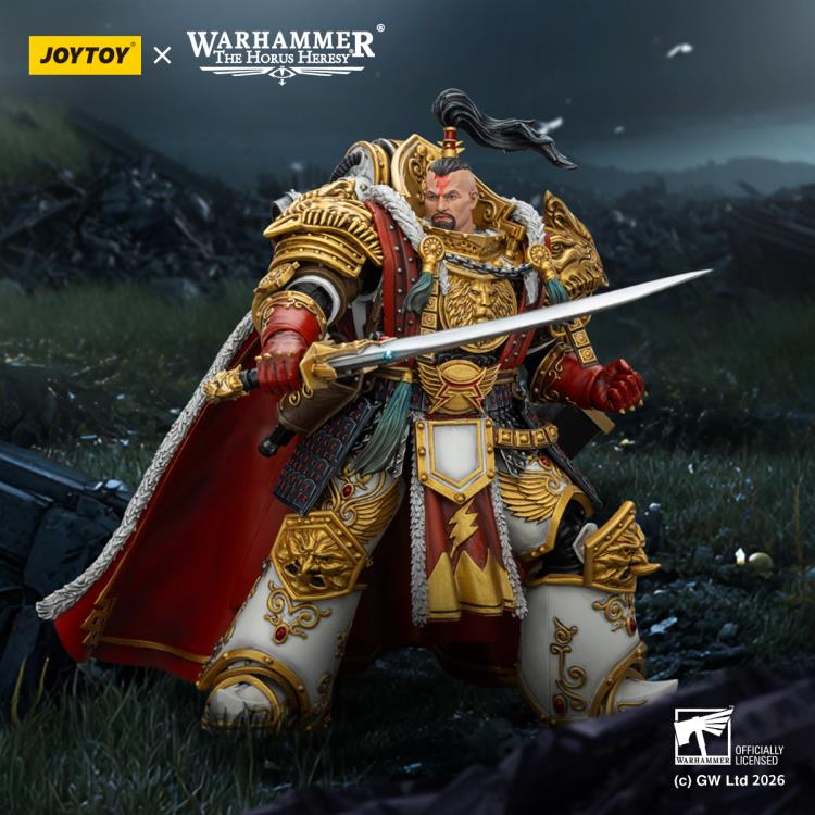 Warhammer: The Horus Heresy White Scars Jaghatai Khan, Primarch of the Vth Legion 1/18 Scale Action Figure Gallery Image 3