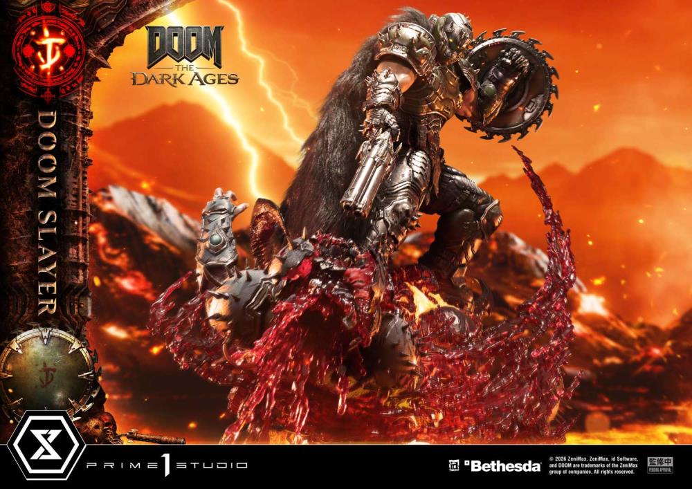 Doom: The Dark Ages Ultimate Premium Masterline Doom Slayer 1/4 Scale Statue Gallery Image 5