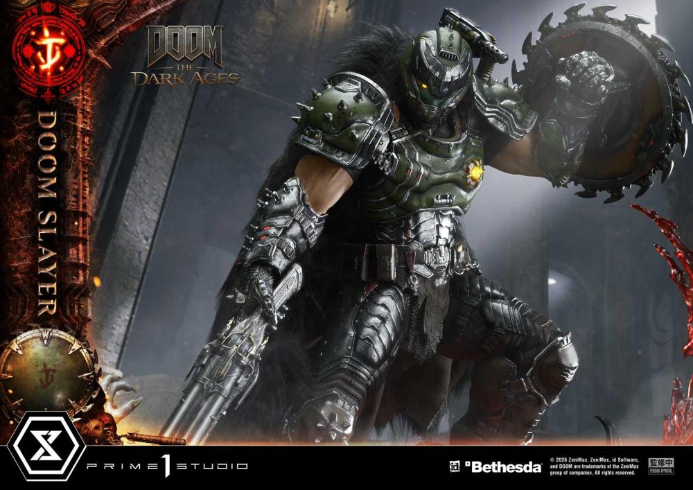 Doom: The Dark Ages Ultimate Premium Masterline Doom Slayer 1/4 Scale Statue Gallery Image 16