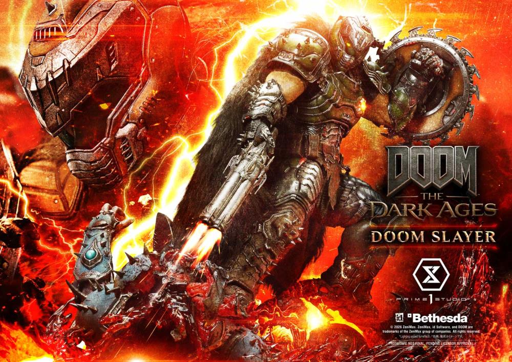 Doom: The Dark Ages Ultimate Premium Masterline Doom Slayer 1/4 Scale Statue Gallery Image 3