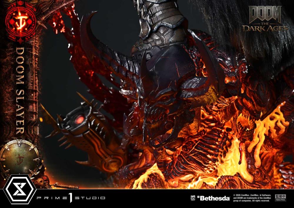Doom: The Dark Ages Ultimate Premium Masterline Doom Slayer 1/4 Scale Statue Gallery Image 34